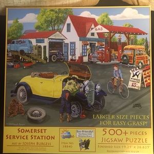Suns Out Brand Puzzle Somerset Service Station